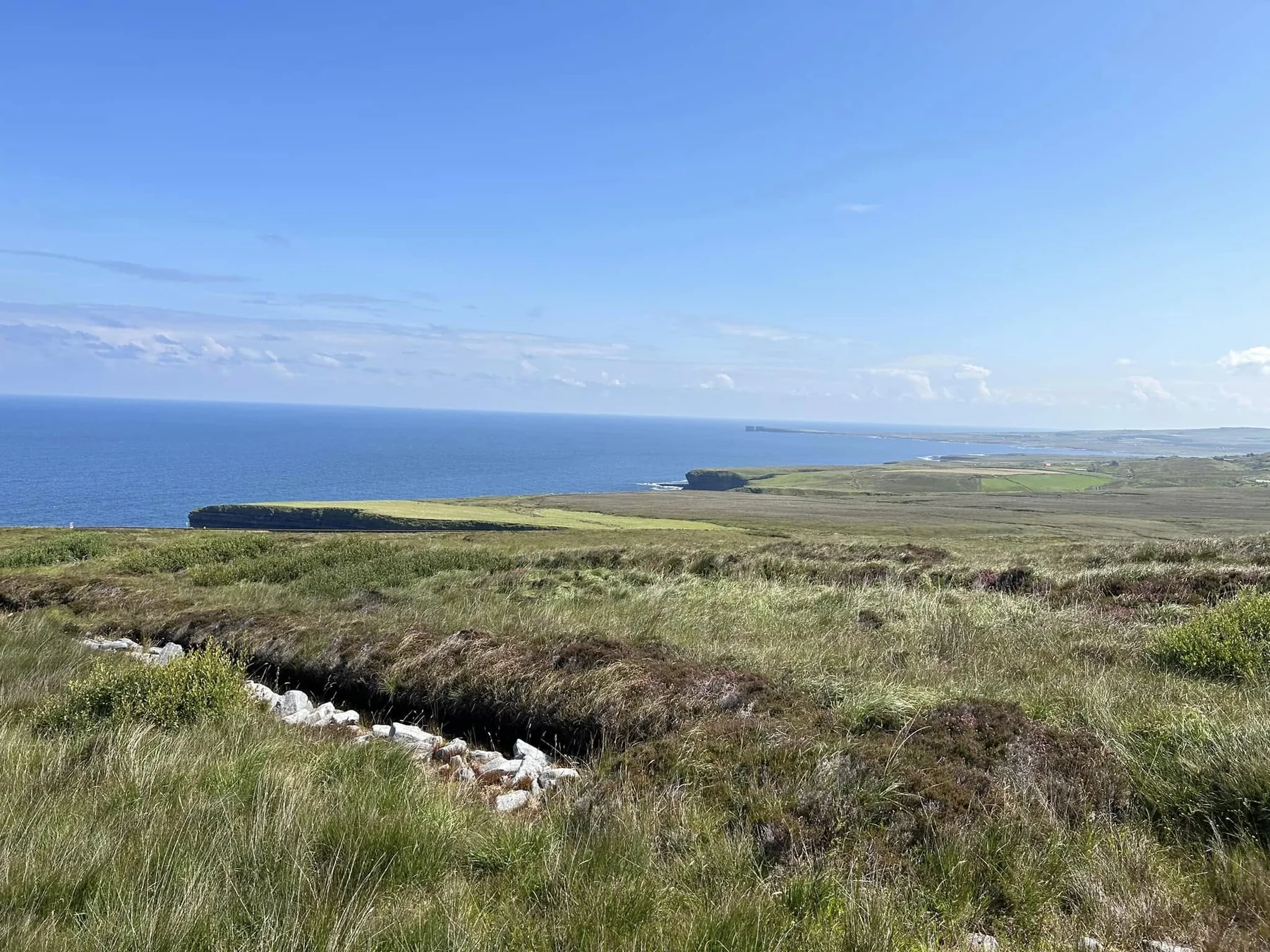 Atlantic coastline in north County Mayo