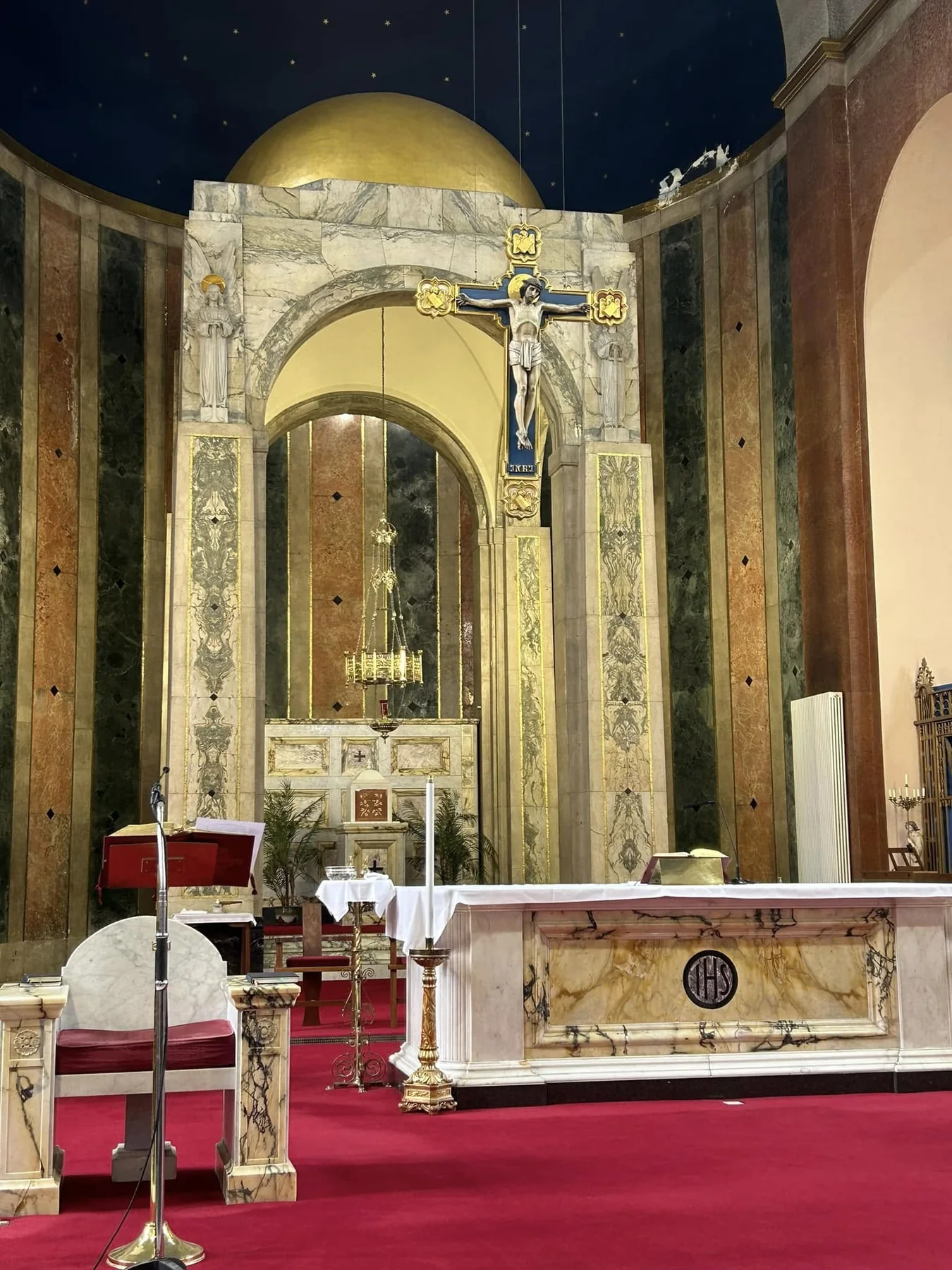 Sanctuary at Saint Mary's Catholic Church in Westport